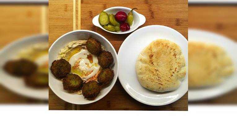 The Hummus, Хумус классический с дополнительной порцией фалафеля