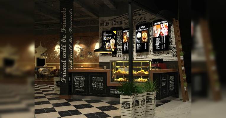 Кофейня ресторана Friends modern diner
