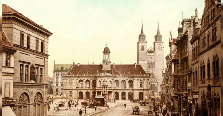 Магдебург. Историческое фото