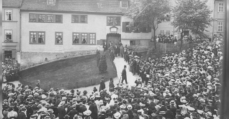 Открытие Дома Баха в 1907 году. Эйзенах