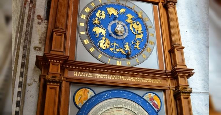 Астрономические часы в церкви Святой Марии. Любек