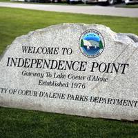 Coeur d'Alene City Park and Independence Point