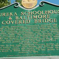 Eureka Schoolhouse and Baltimore Covered Bridge