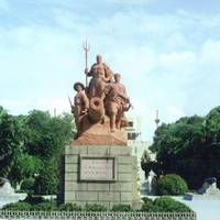 Three Generals Statue of Opium War