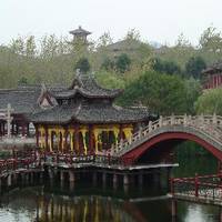 Hengdian Riverside Scene at the Pure Moon Festival