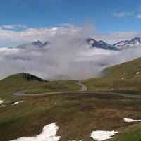 Дорога в Высоких Альпах Гроссглокнер