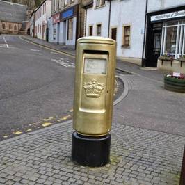 Andy Murray's Gold Post Box
