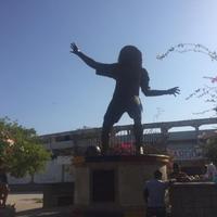 Carlos El Pibe Valderrama Statue