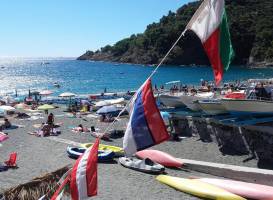 Spiaggia a Bonassola Liguria