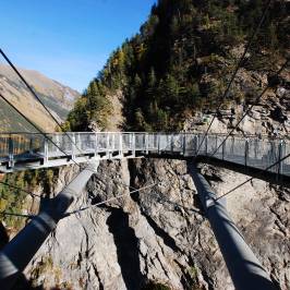 Sentiero panoramico lungo l'Orrido di Pre-Saint-Didier
