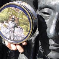 Hans Christian Andersen on Bench