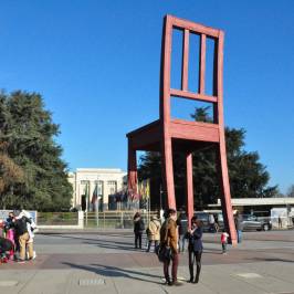 Broken Chair Sculpture