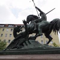 St. George and the Dragon Statue