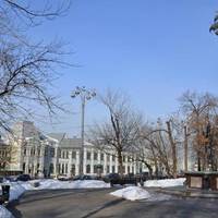 Фонтан у Рижского вокзала