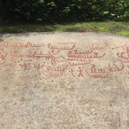 Bjoernstadskipet Rock Carving