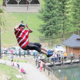 Giant`s clothesline - ZipLine Ruzomberok