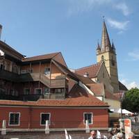 The Lower Town of Sibiu (orasul de jos)