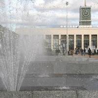 Фонтан на площади Ленина