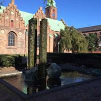 Fountain on Frue Kirkeplads