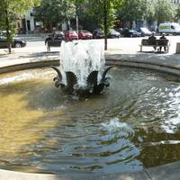 Historischer Brunnen auf dem Hausvogteiplatz