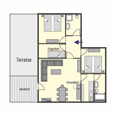 Bungalow Windstille 
