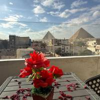 Middle East Pyramids View