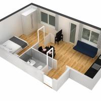 One Bedroom Apartment with balcony I