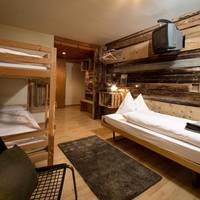 Basement Budget Quadruple Room with Bunk Bed and 2 single beds
