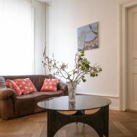 Family Two-Bedroom Apartment with Balcony and Garden View