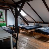 Private 6 bed room with a bathroom