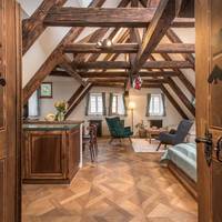 Attic Two Room Apartment with Castle View
