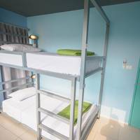 Single Bed in Mixed Dormitory with Shared Bathroom