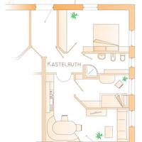 Two-Bedroom Apartment with Bunk Bed