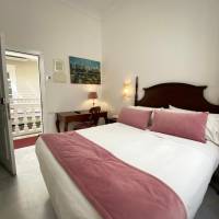 Inside double room with window