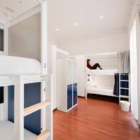 Bed in 10-Bed Mixed Dormitory Room with Shared Bathroom