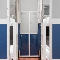 Bed in 4-Bed Mixed Dormitory Room with Shared Bathroom