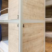 Bed in 12-Bed Mixed Dormitory Room with Shared Bathroom
