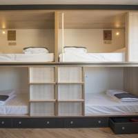 Bed in 6-Bed Mixed Dormitory Room with Shared Bathroom
