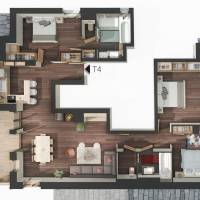 Three-Bedroom Apartment