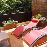 Chambre Double ou Twin avec baignoire d'angle et terrasse