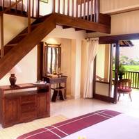 Family Room with Ricefield and Pool View