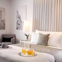 Deluxe Double Room with Balcony and Side Sea View