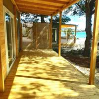 luxury Three-Bedroom Mobile Home with Terrace and Sea View