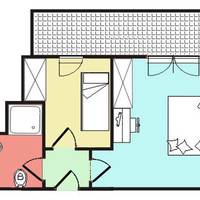 Two Connecting Rooms with Side Sea View