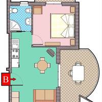 One-Bedroom Apartment (4 Adults)