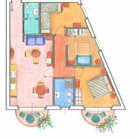Deluxe Three-Bedroom Apartment with Lake View