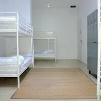 Bed in 8-Bed Mixed Dormitory Room with Shared Bathroom