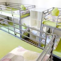 Bed in 6-Bed Mixed Dormitory Room with Shared Bathroom