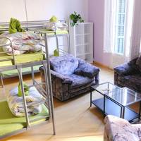 Bed in 8-Bed Mixed Dormitory Room with Shared Bathroom