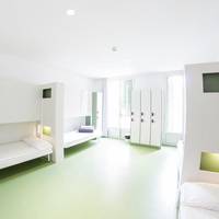 Bed in 4-Bed Dormitory Room with Bathroom
